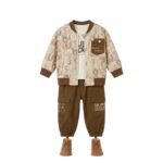 Boy 3Pc Suit with Random U Design