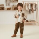 Boy 3Pc Suit with Random U Design - Image 2