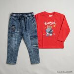 Boy Dress with Too Cool Bear Design