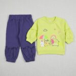 Baby suit with elephant and Bear Embroidery - Image 2