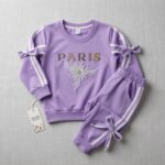 Baby suit with Paris and Bow Design - Image 3