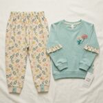 Baby Suit with Muti Flower Trouser - Image 2
