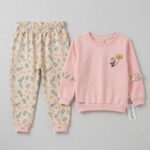 Baby Suit with Muti Flower Trouser - Image 3