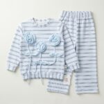 Baby suit with Embosed Flowers - Image 3