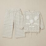 Baby suit with Embosed Flowers - Image 4