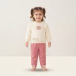 Baby Girl suit with flower printed and bow design